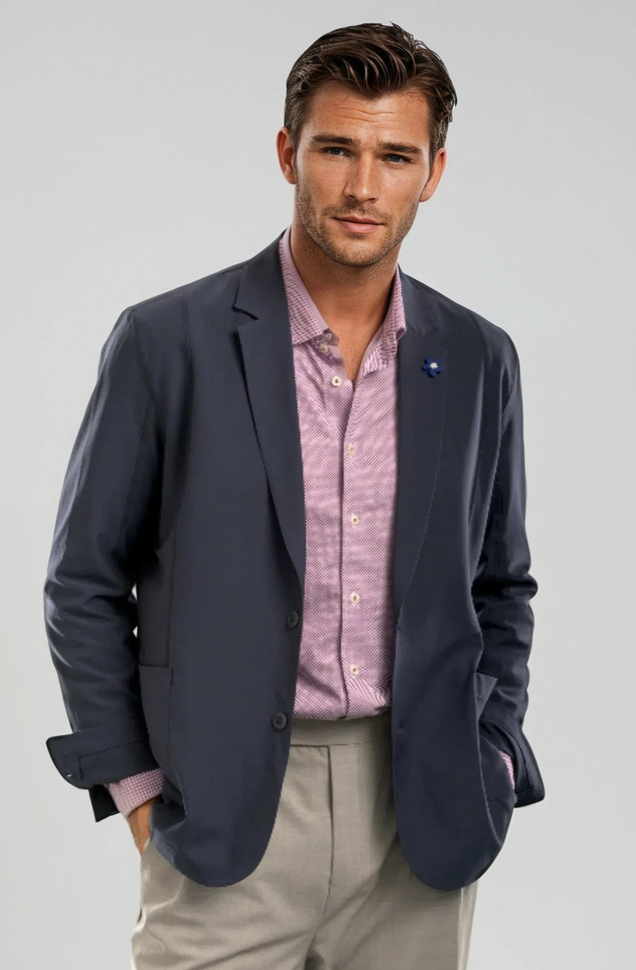 Buki Tech Travel Blazer - Navy