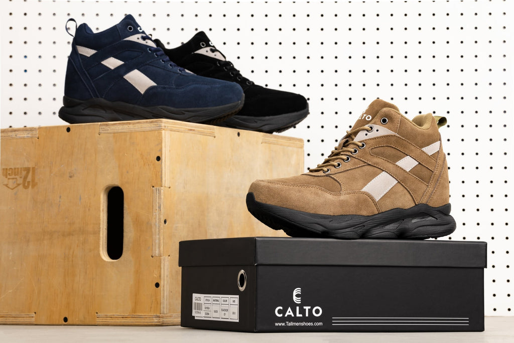 CALTO - S33596 - 4 Inches Taller (Olive Green) - Sneakers