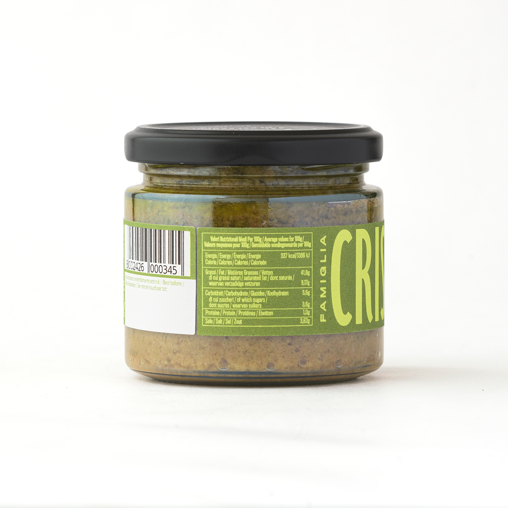 Famiglia Crispino Green Olive Bruschetta Spread — Tapenade Style Italian