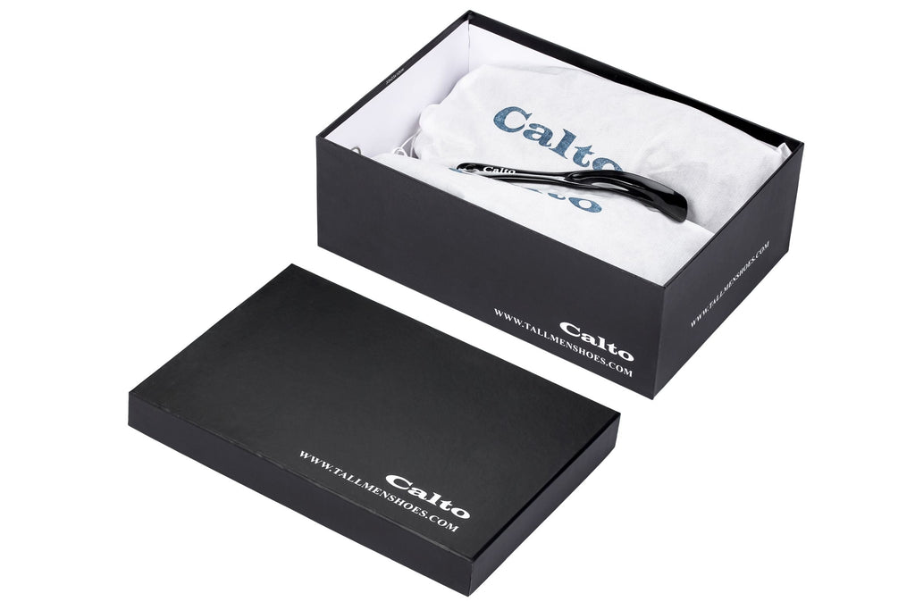 CALTO - X1660 - 2 Inches Taller (Black Buckle) - Dual Adjustable Buckle Sandal