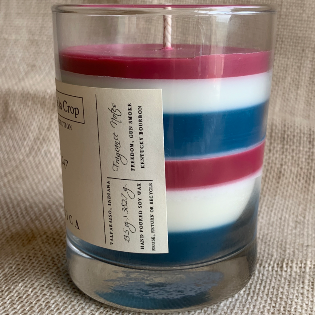 Soy Candle - Merica (Gun Smoke, Freedom & Bourbon)
