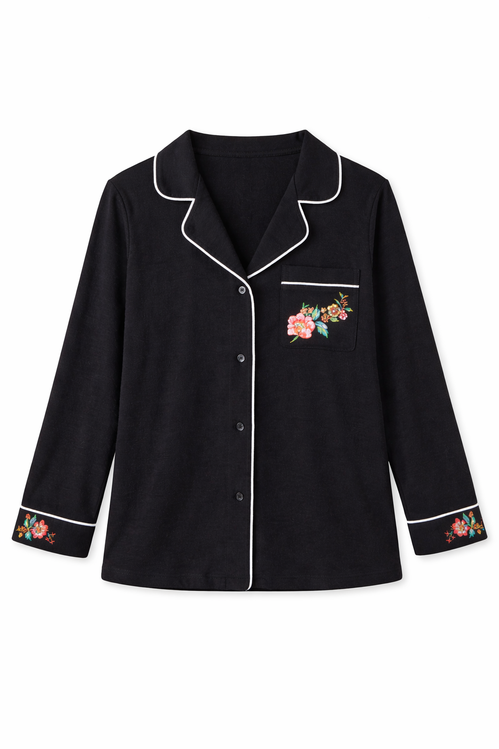 Wela Pajama Magnetic Shirt in Black
