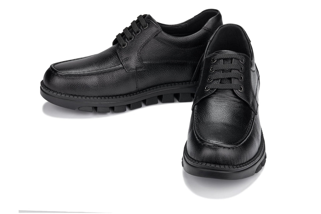 Men's Black Elevator Shoes G6381