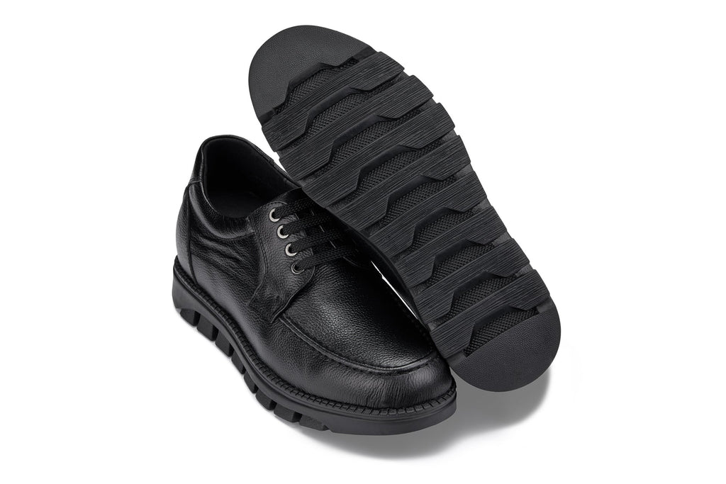 Men's Black Elevator Shoes G6381
