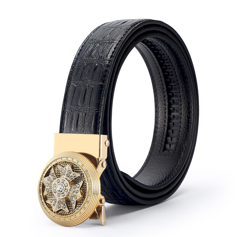 Cowhide Belt Men's