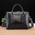 Crocodile belly Briefcase Handmade Business Laptop Bag Men's