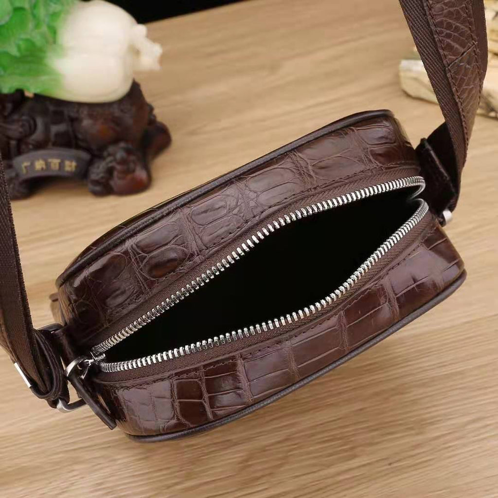 Crocodile Belly Crossbody Shoulder Bag Business Cross Body Men's