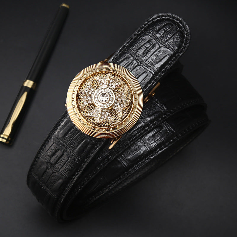 Cowhide Belt Men's