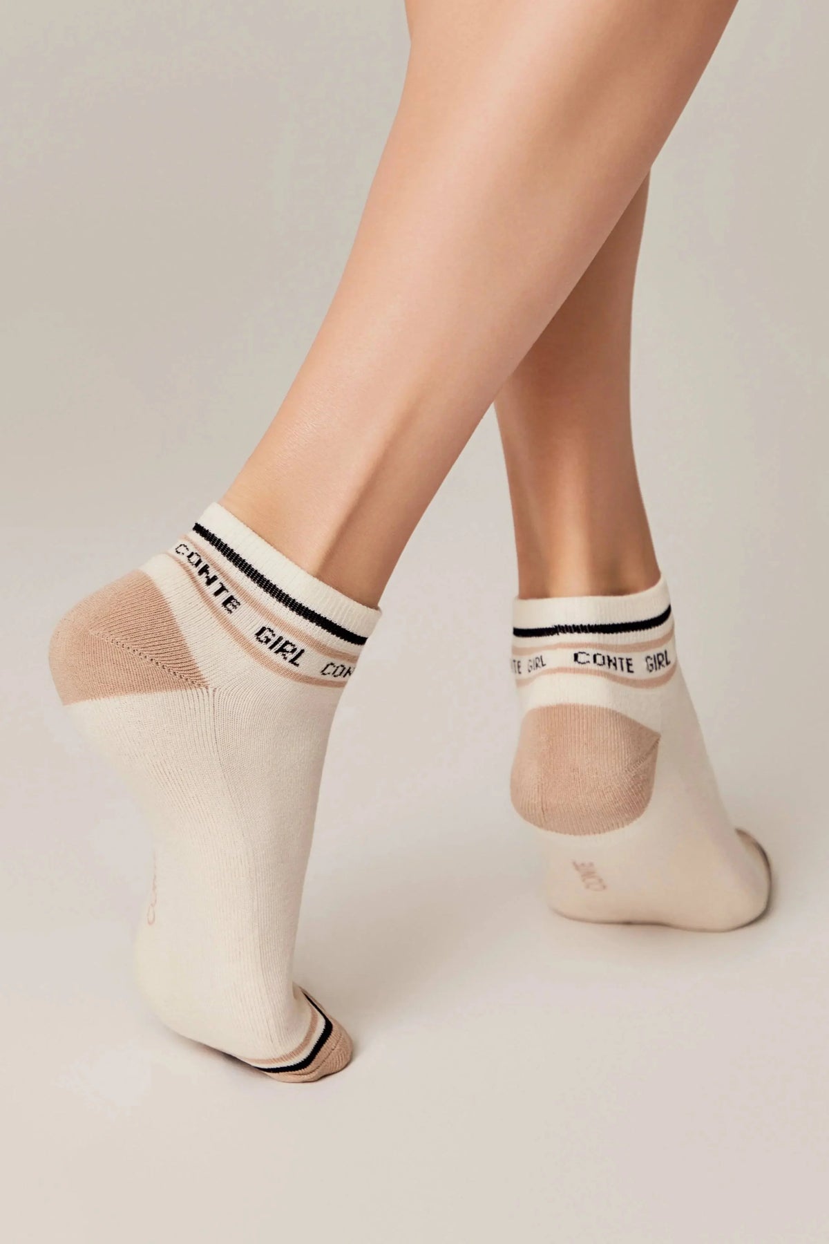 Cotton Ankle Socks Conte Active 572 - Terry Foot