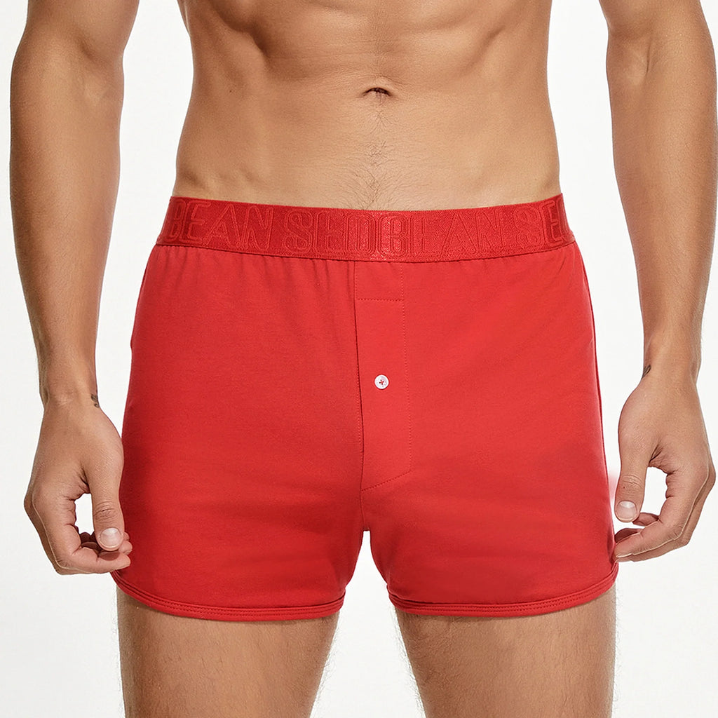 Men’s Cotton Boxer Shorts – Combed Cotton Lounge Underwear