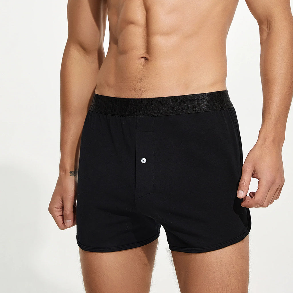 Men’s Cotton Boxer Shorts – Combed Cotton Lounge Underwear