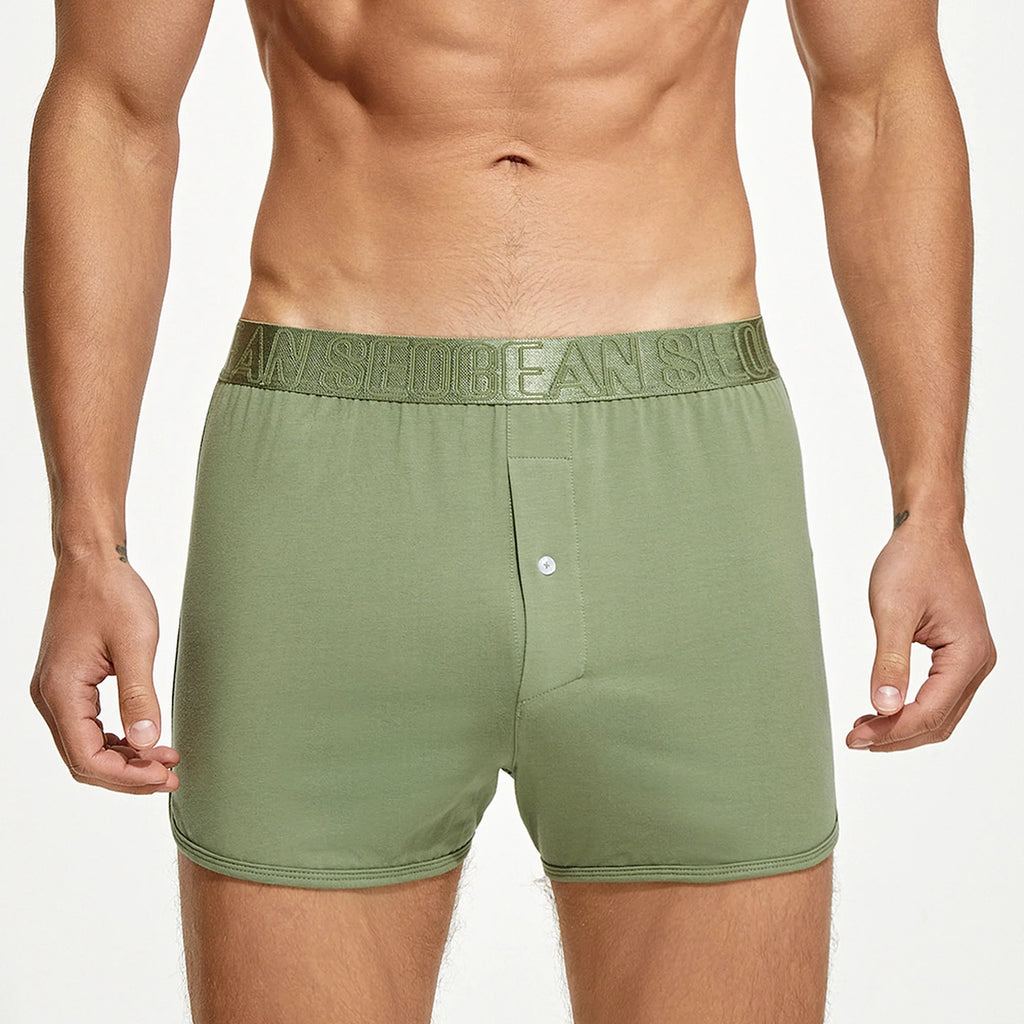 Men’s Cotton Boxer Shorts – Combed Cotton Lounge Underwear
