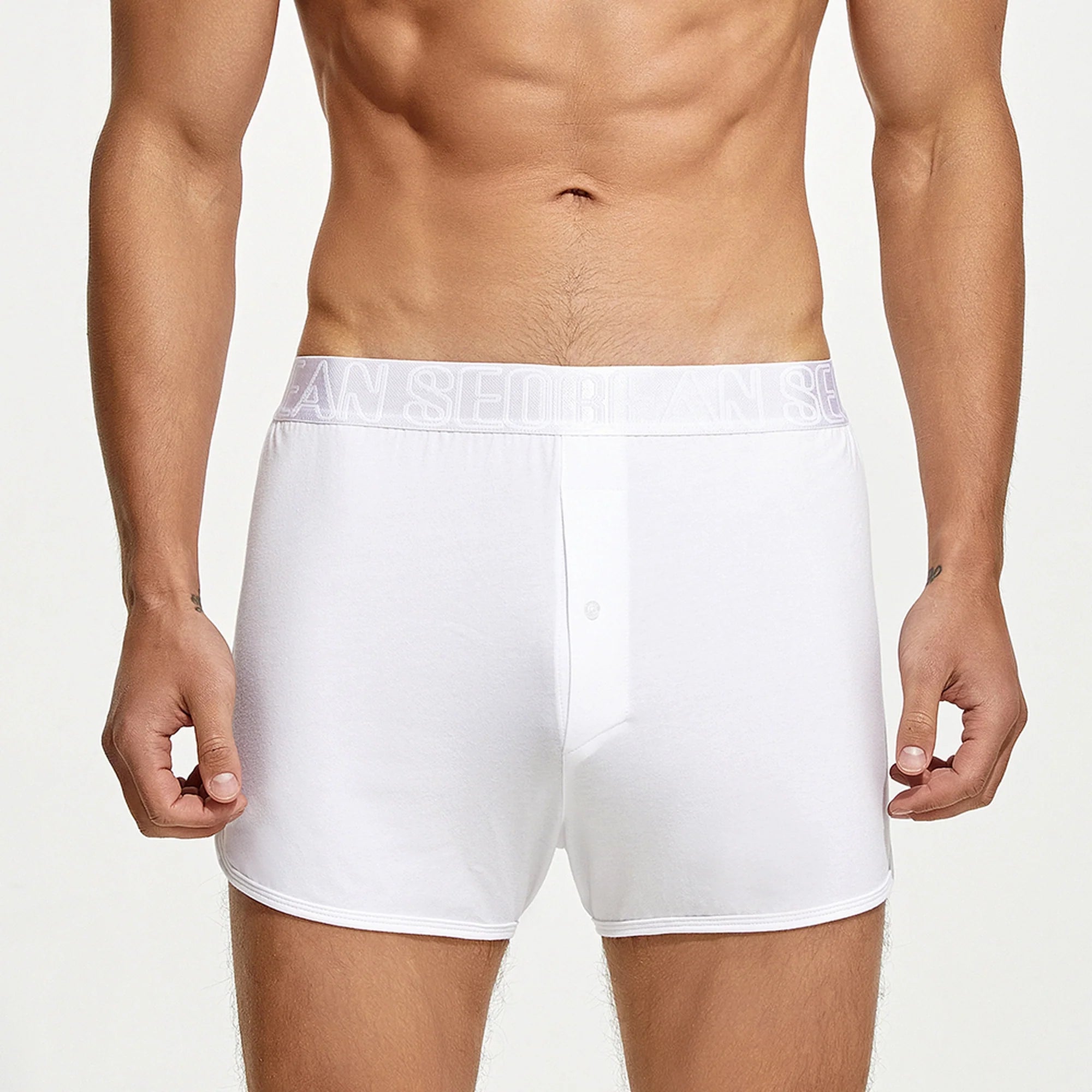 Men’s Cotton Boxer Shorts – Combed Cotton Lounge Underwear