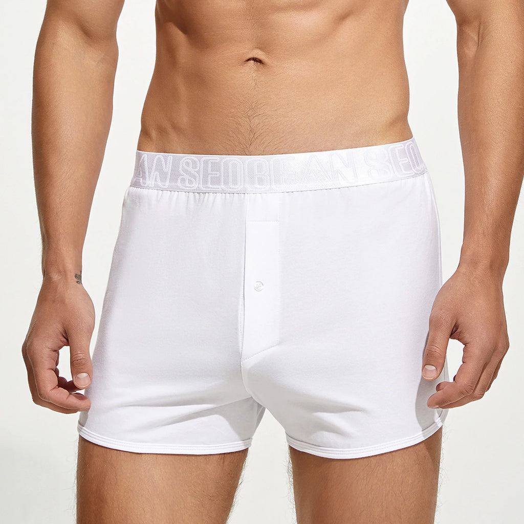 Men’s Cotton Boxer Shorts – Combed Cotton Lounge Underwear