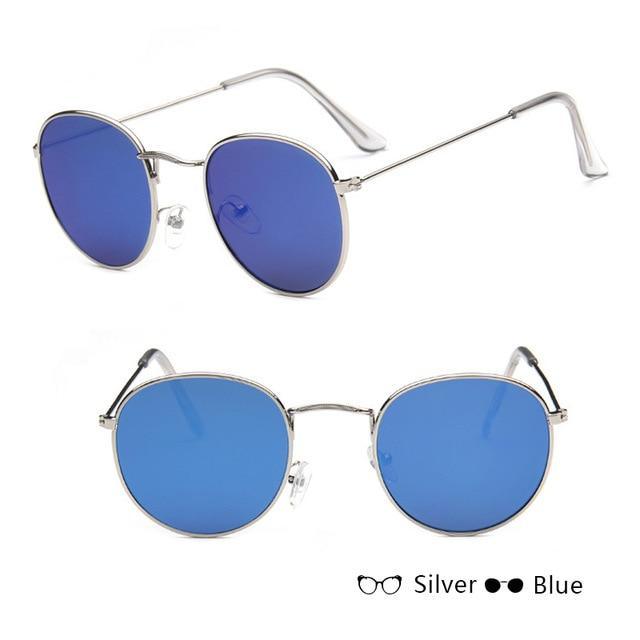 Classic Unisex Sunglasses Mirror Vintage Style With UV400 Protection