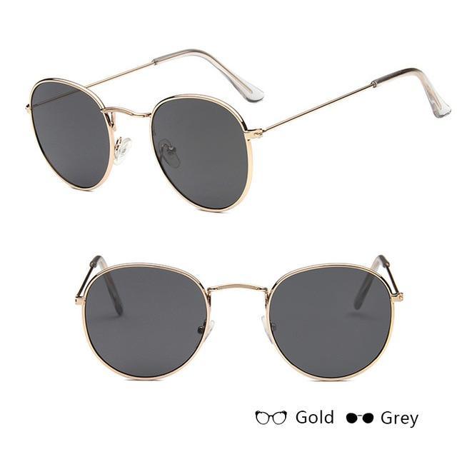Classic Unisex Sunglasses Mirror Vintage Style With UV400 Protection