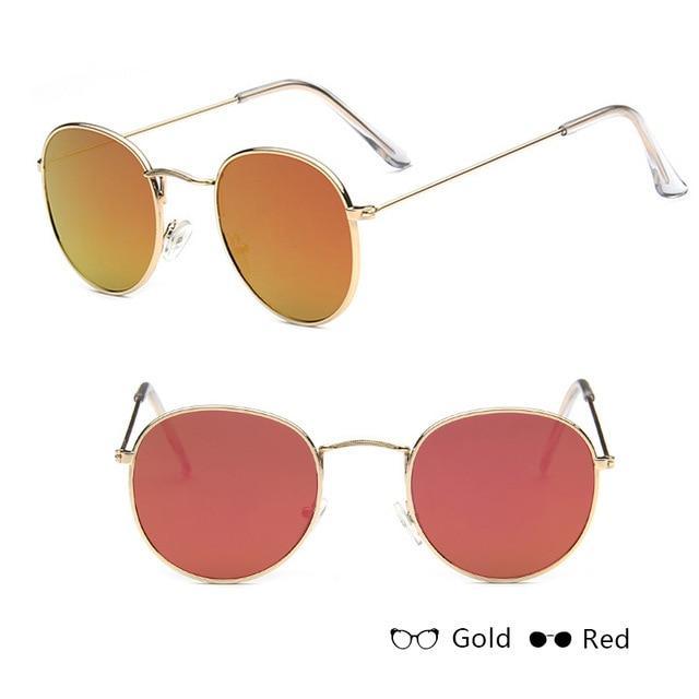 Classic Unisex Sunglasses Mirror Vintage Style With UV400 Protection