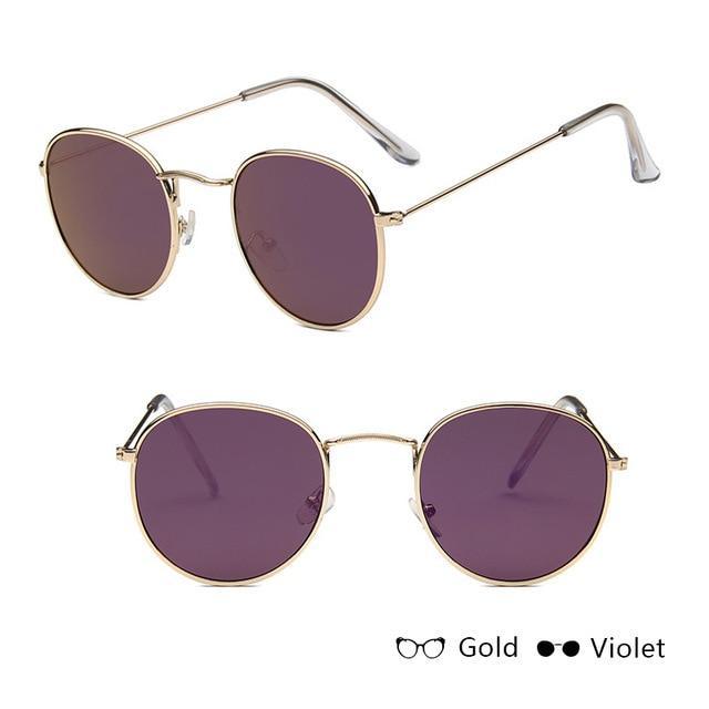 Classic Unisex Sunglasses Mirror Vintage Style With UV400 Protection