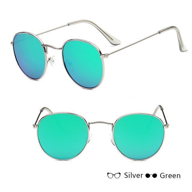 Classic Unisex Sunglasses Mirror Vintage Style With UV400 Protection