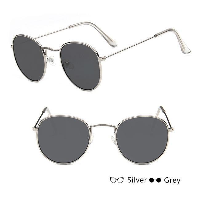 Classic Unisex Sunglasses Mirror Vintage Style With UV400 Protection