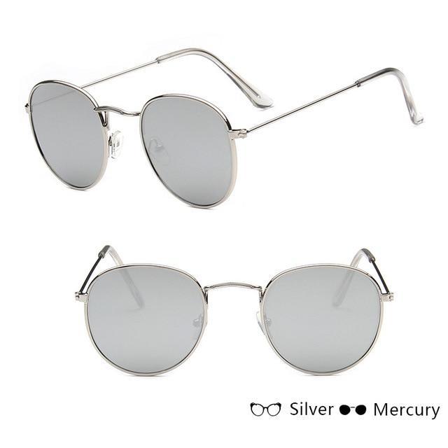 Classic Unisex Sunglasses Mirror Vintage Style With UV400 Protection