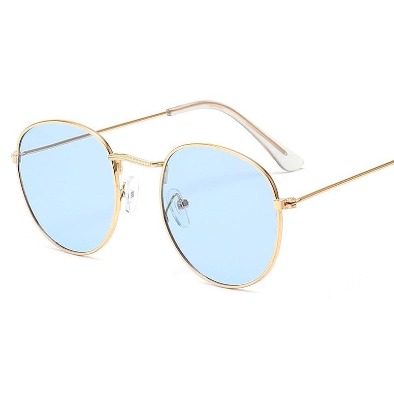 Classic Unisex Sunglasses Mirror Vintage Style With UV400 Protection