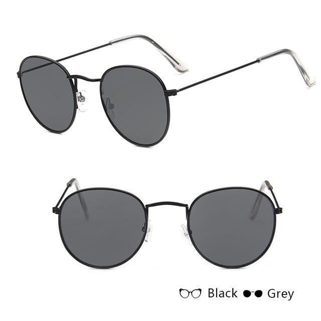Classic Unisex Sunglasses Mirror Vintage Style With UV400 Protection