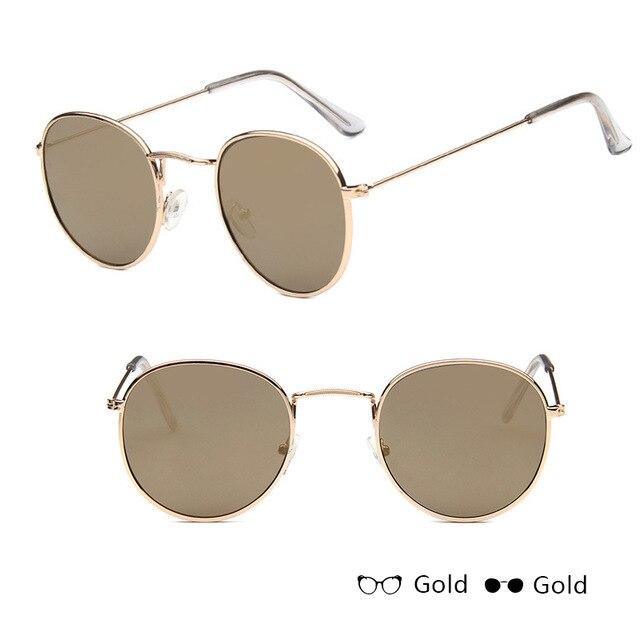 Classic Unisex Sunglasses Mirror Vintage Style With UV400 Protection