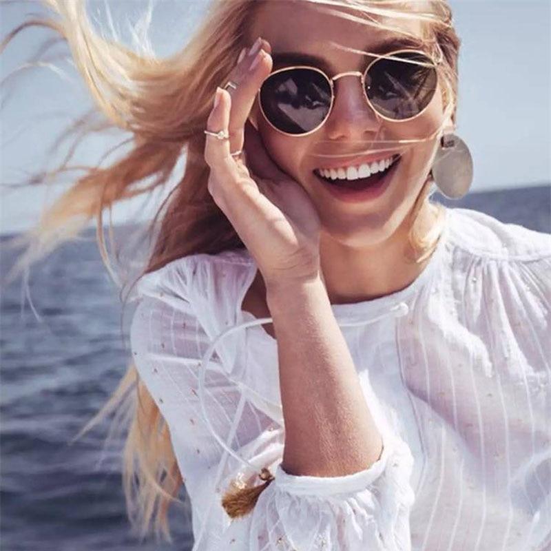 Classic Unisex Sunglasses Mirror Vintage Style With UV400 Protection