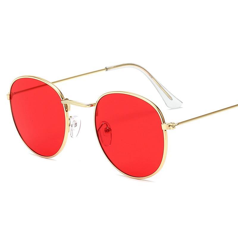 Classic Unisex Sunglasses Mirror Vintage Style With UV400 Protection