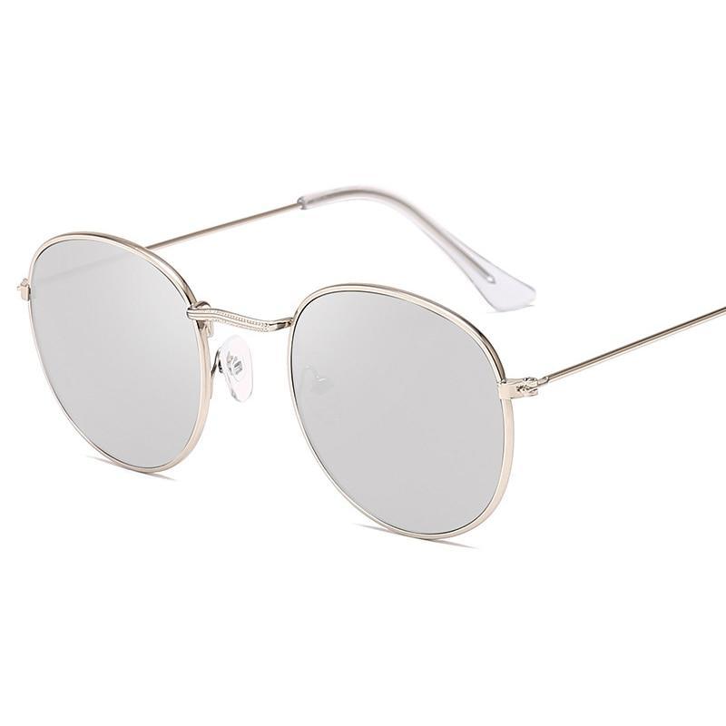 Classic Unisex Sunglasses Mirror Vintage Style With UV400 Protection