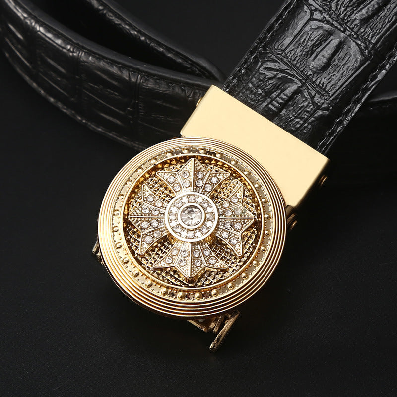 Cowhide Belt Men's