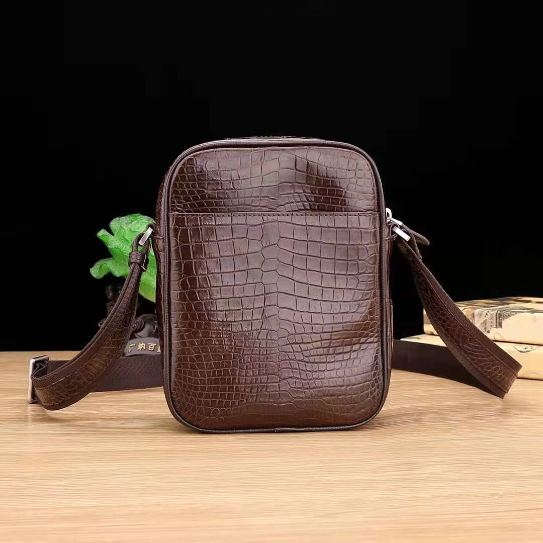 Crocodile Belly Crossbody Shoulder Bag Business Cross Body Men's