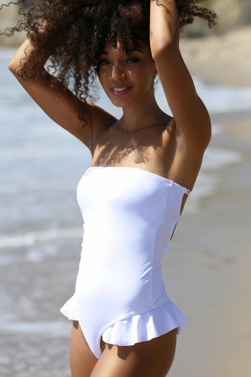 Hermosa Ruffled One Piece