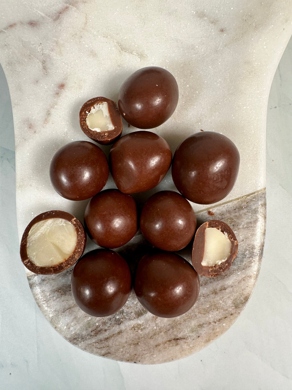 Oat Milk Chocolate Covered Macadamia Nuts