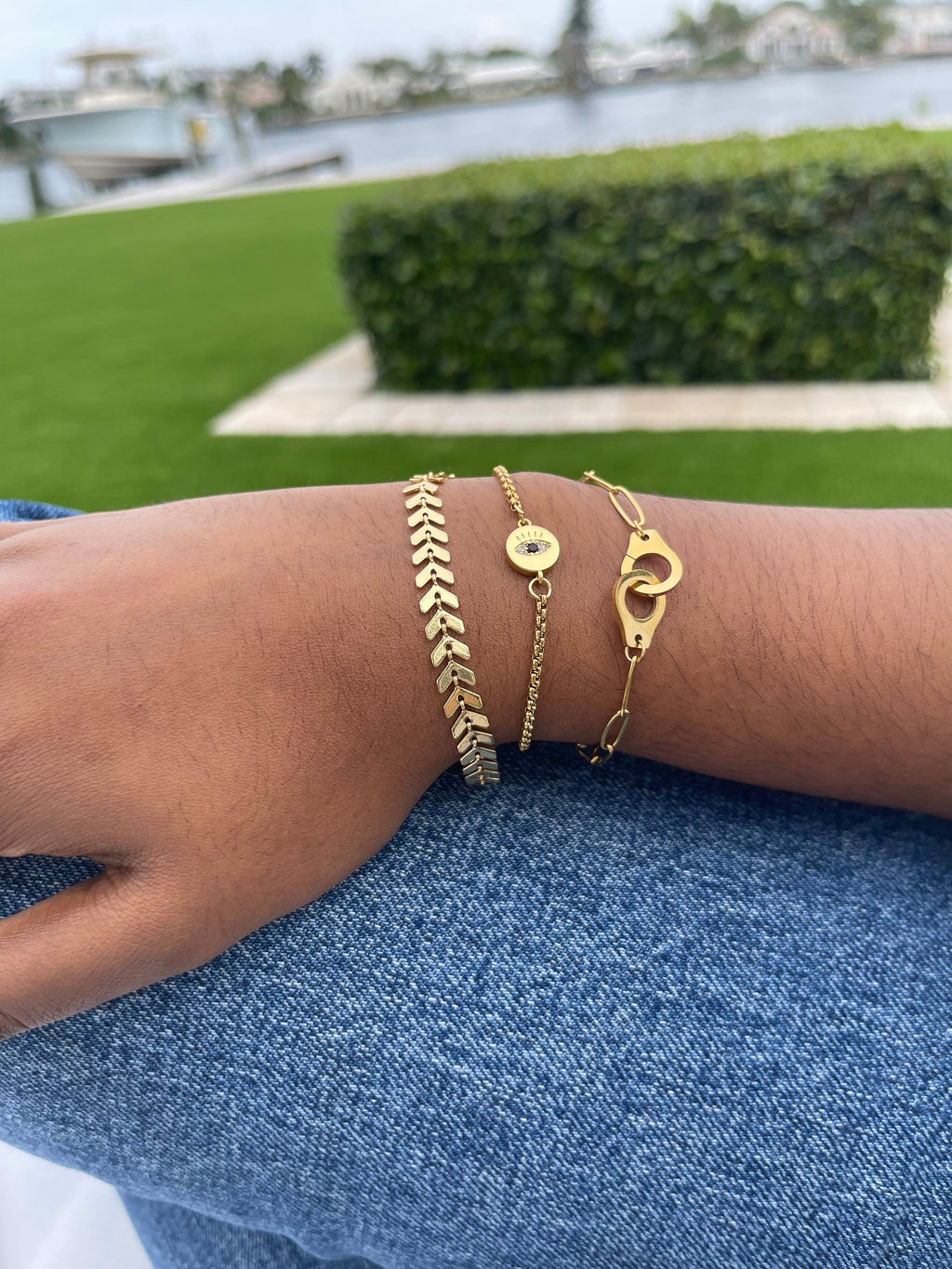 chevron bracelet
