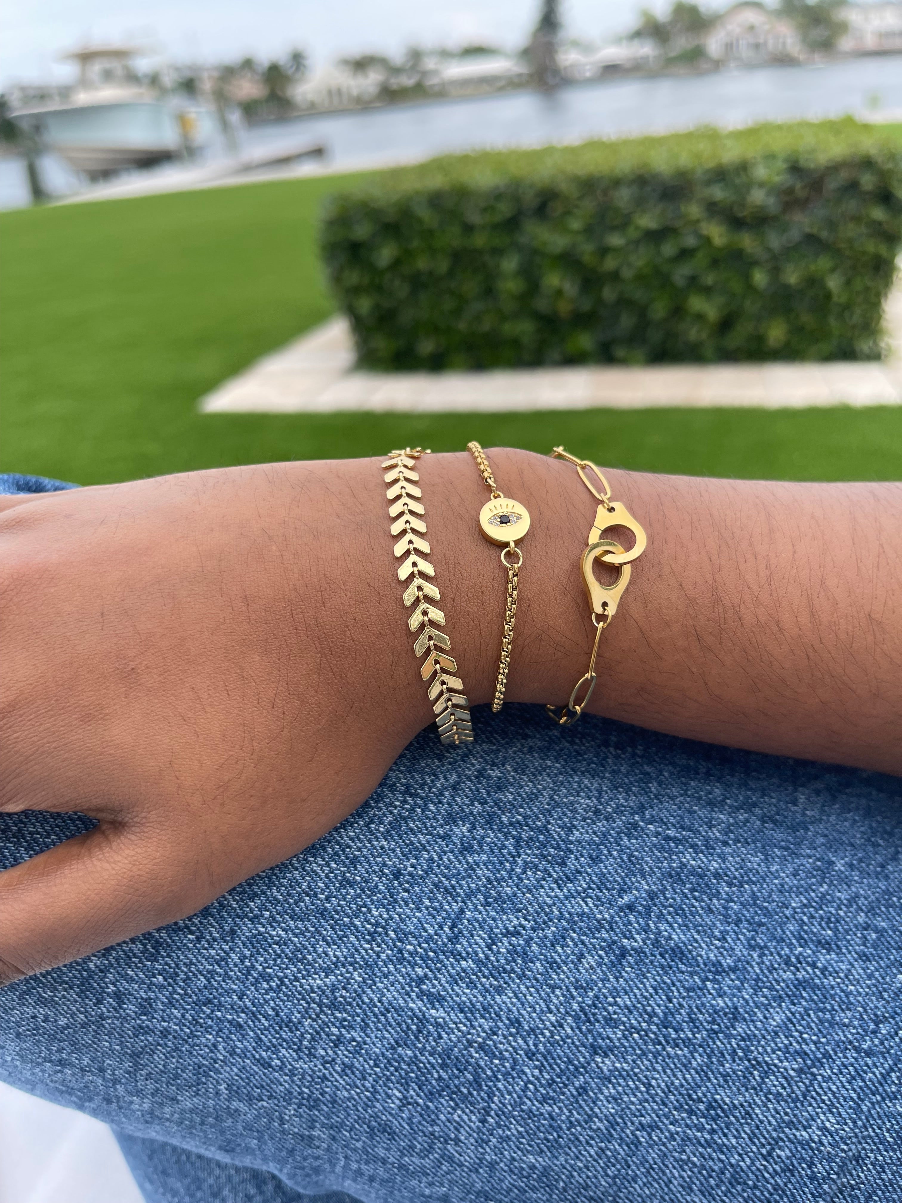 chevron bracelet