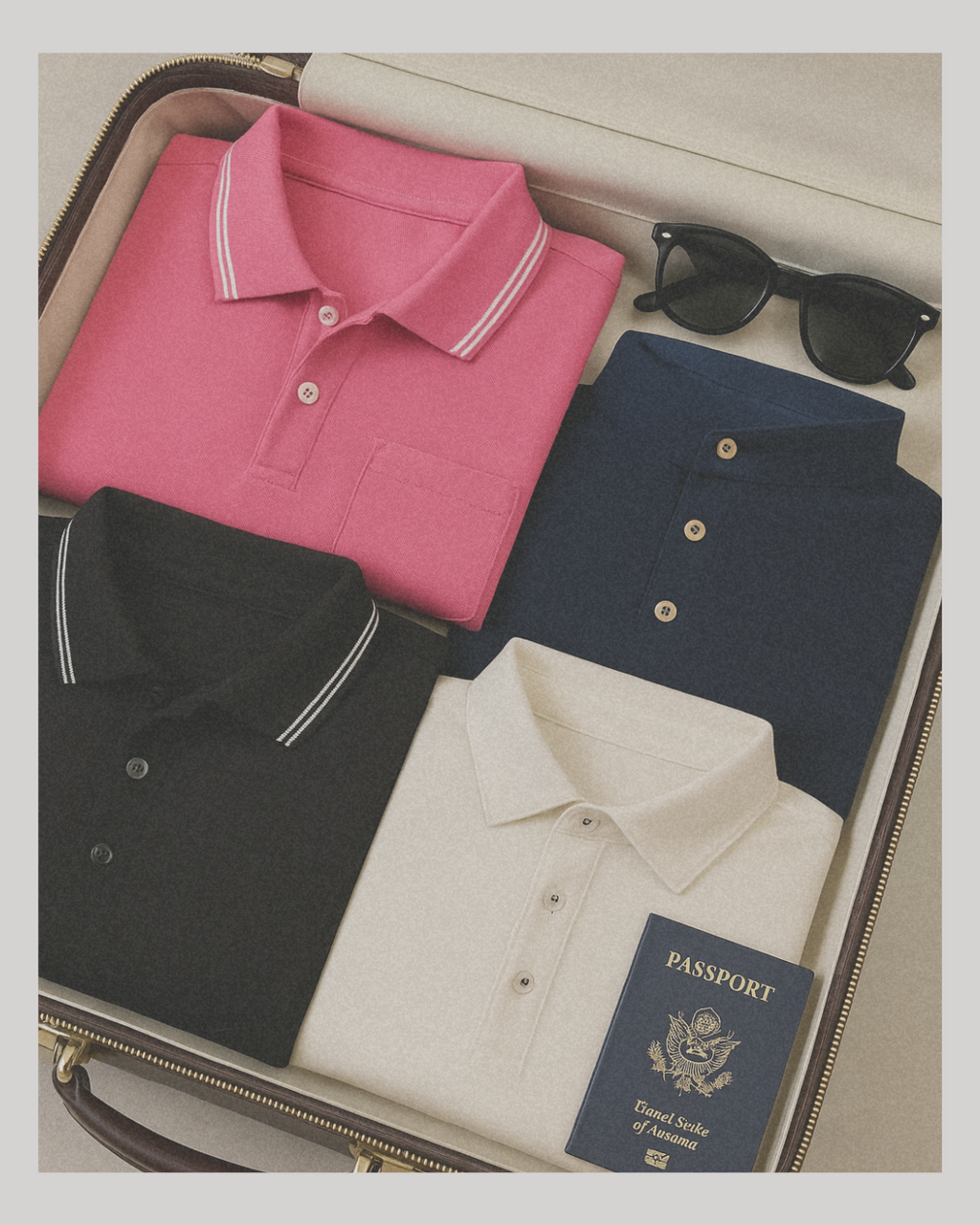 Pocket Polo Shirt - Black