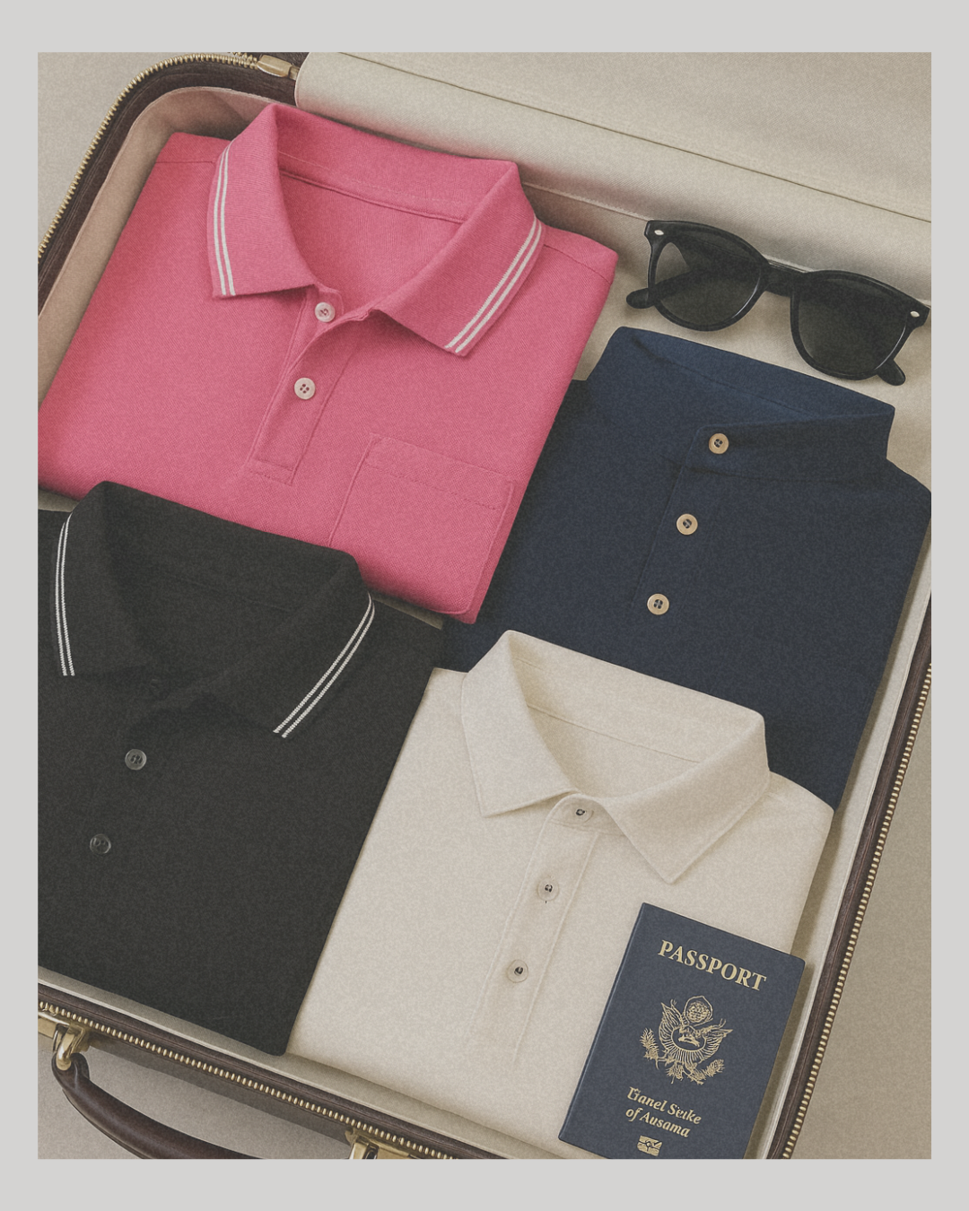 Pocket Polo Shirt - Black