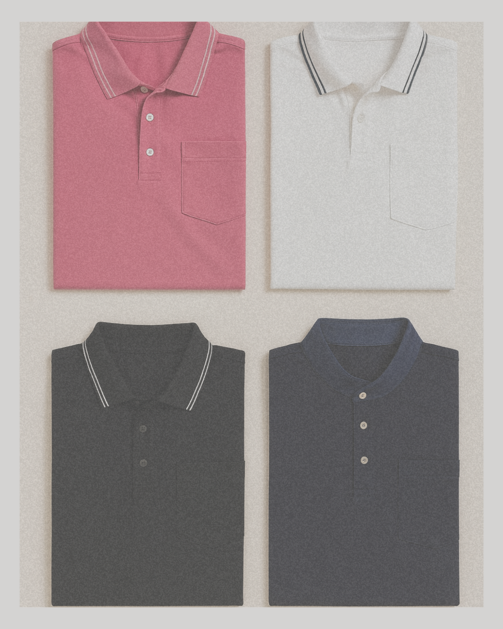 Pocket Polo Shirt - Black