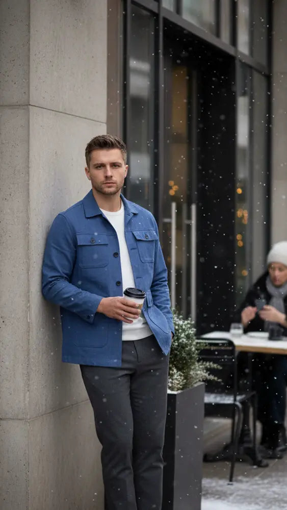 Slim Safari Coat (ocean)