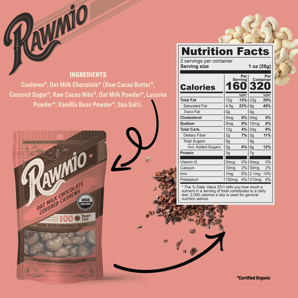 Oat Milk Chocolate Covered Cashews