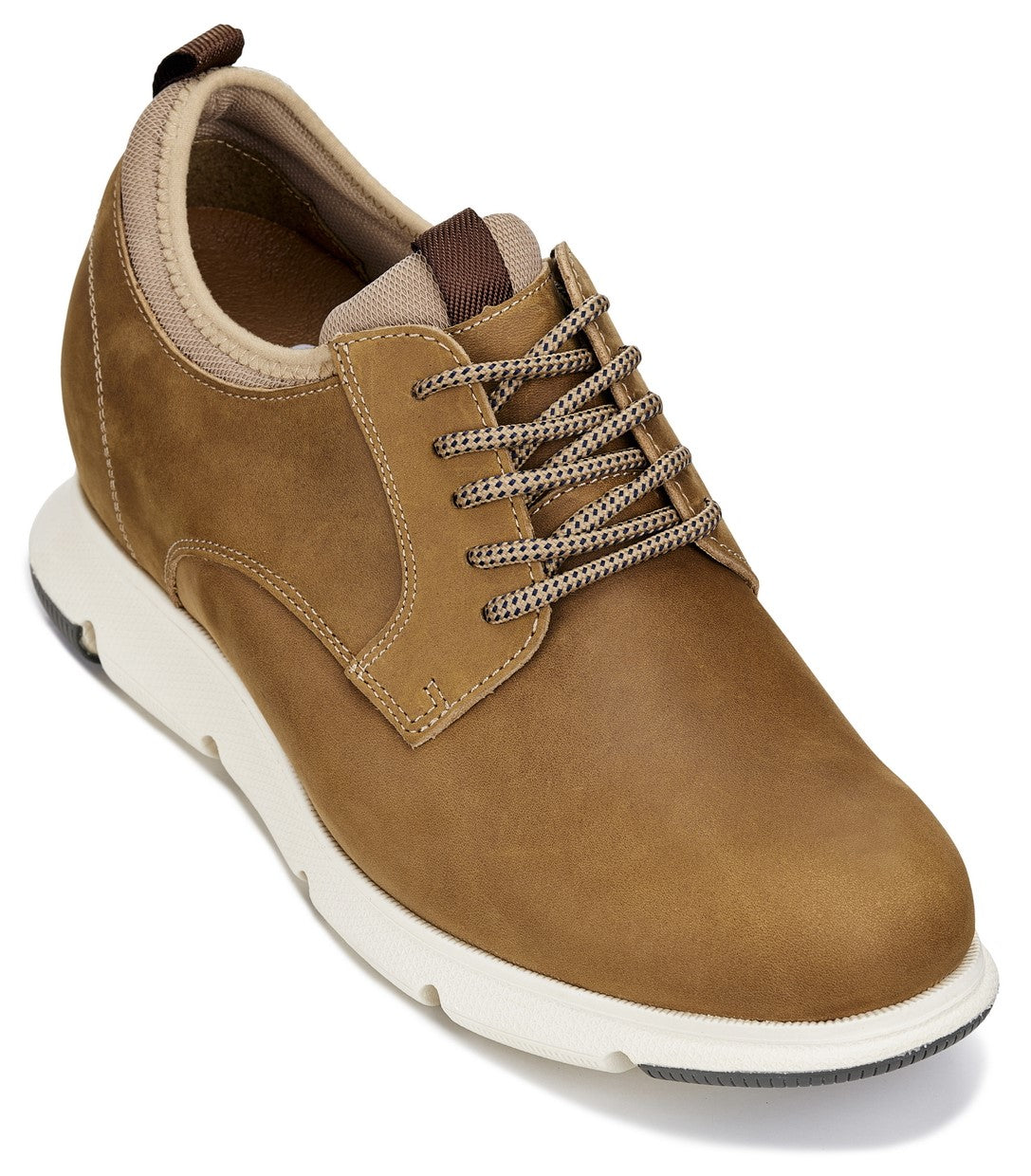 Men's Tan Brown Elevator Shoes J1200