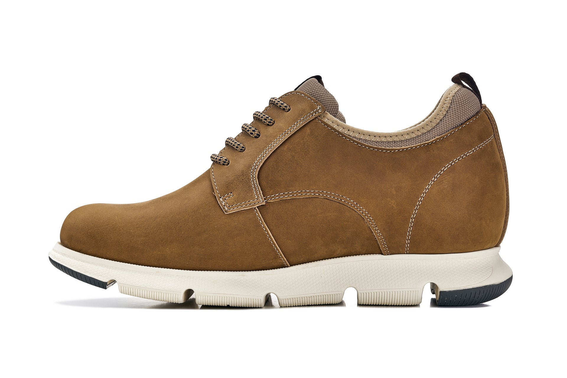 Men's Tan Brown Elevator Shoes J1200