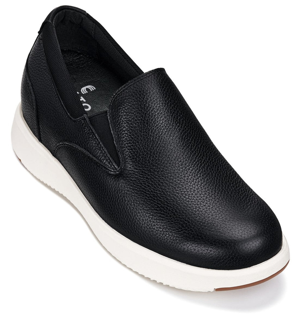 Men's Onyx Leather Loafers J1420
