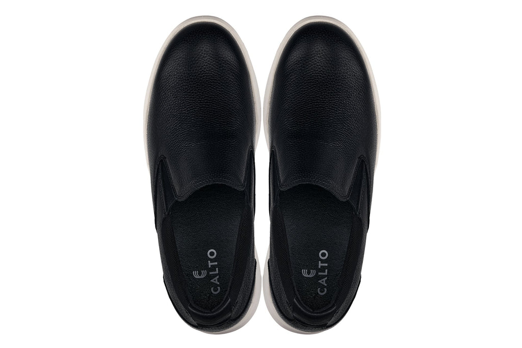 Men's Onyx Leather Loafers J1420