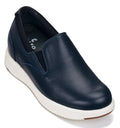Men's Dark Slate Blue Leather Loafers J1421