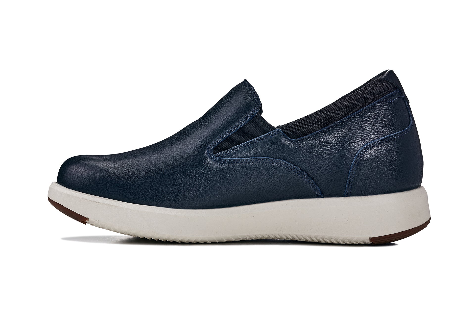 Men's Dark Slate Blue Leather Loafers J1421