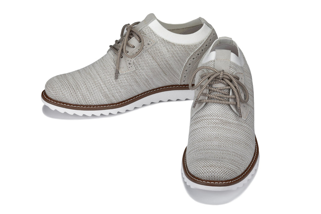 Men's Cream Elevator Shoes J1505