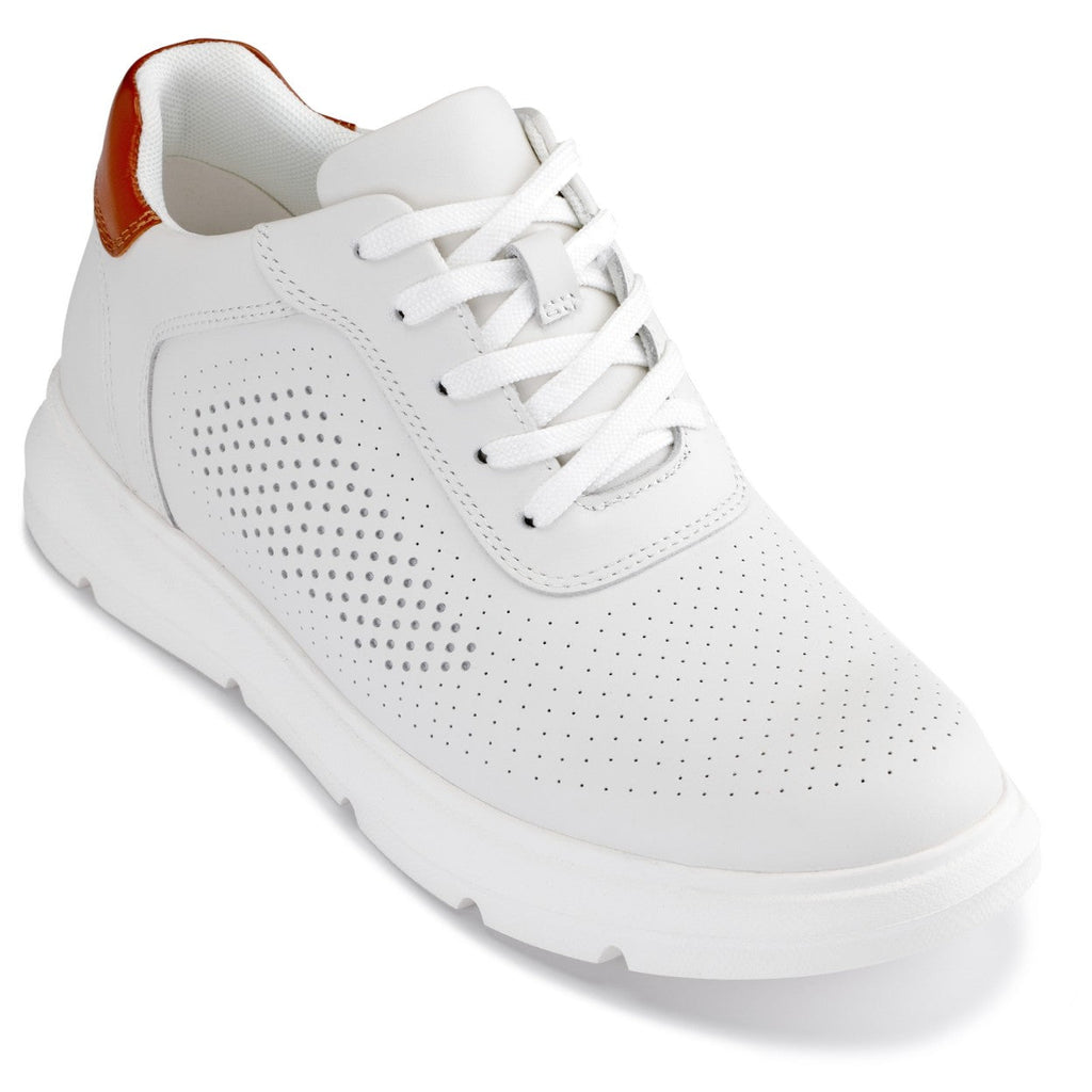 Men's White Lightweight Casual Walkers J1581